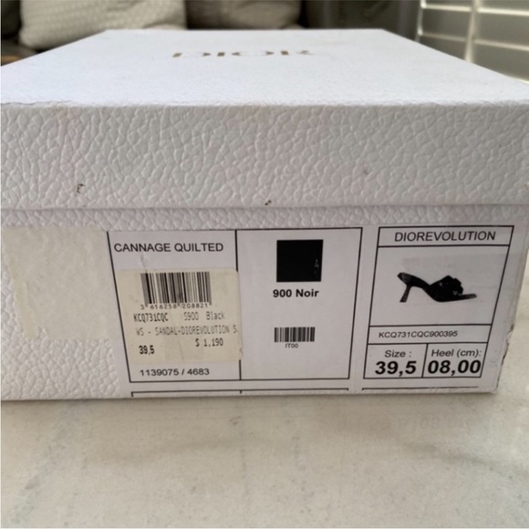 Christian Dior Evolution Quilted Sandals - Picture 8 of 9